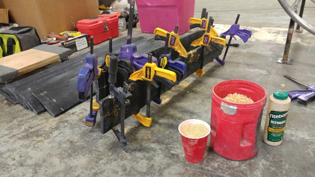 Dream Swing rebuild — shop photo