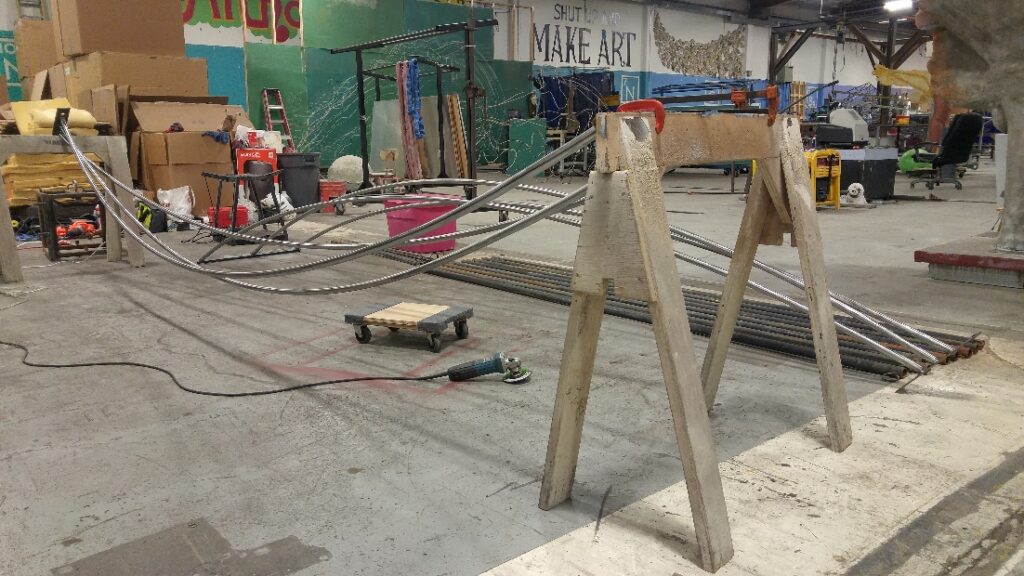 Dream Swing rebuild — shop photo