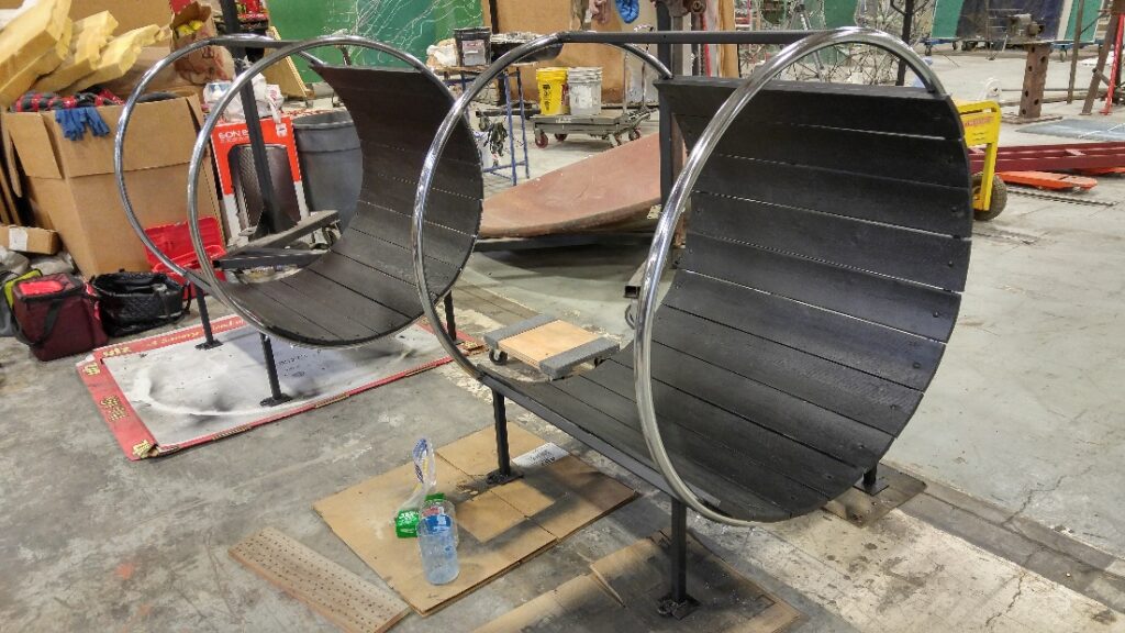 Dream Swing rebuild — shop photo