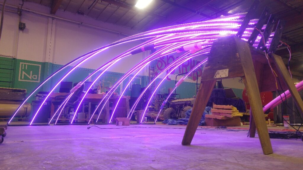 Dream Swing rebuild — shop photo